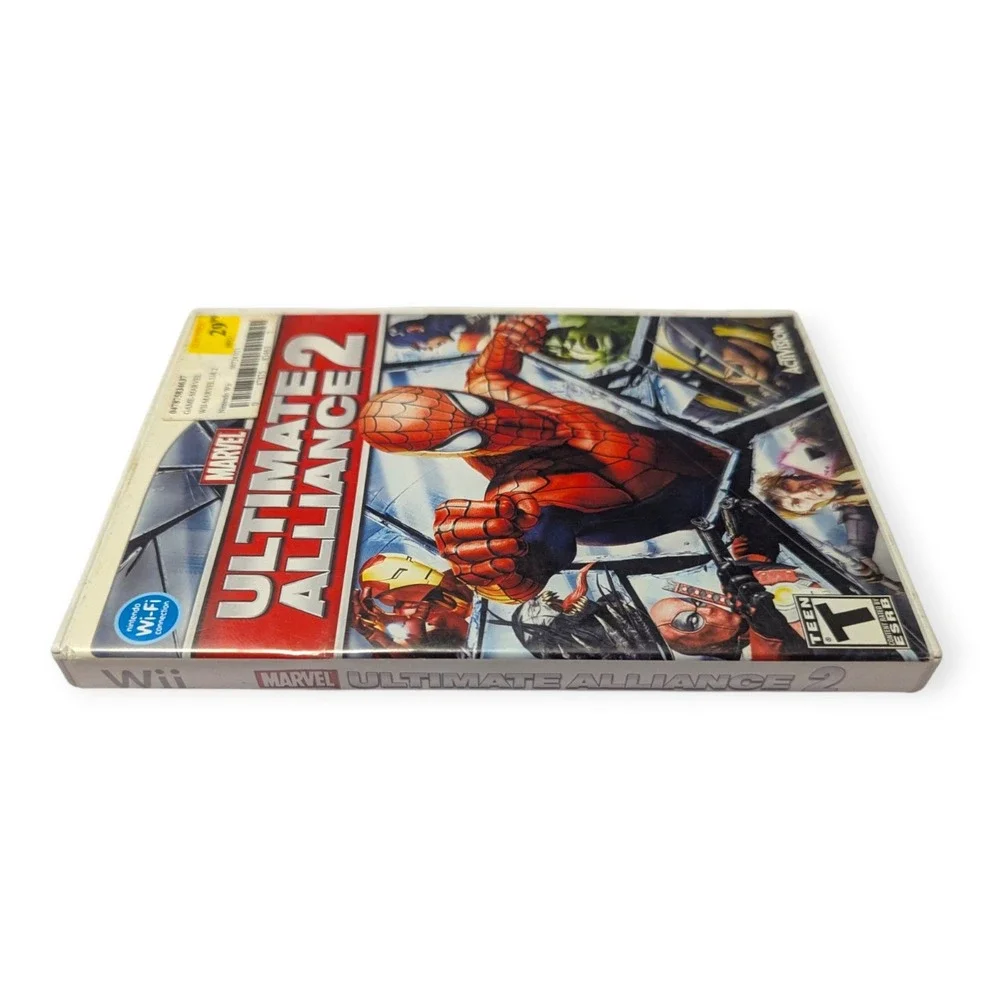 Marvel Ultimate Alliance 2 Nintendo Wii Complete CIB Activision Spider-Man